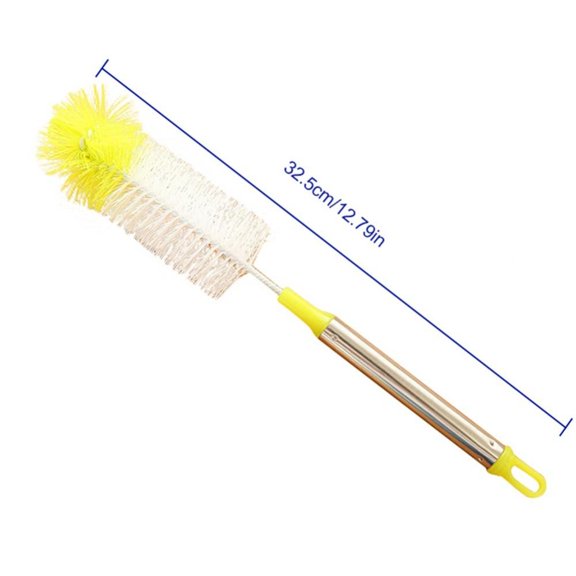 Bendable Nylon Cup Brush Cup Scrubber Glass Cleaner Kitchen Cleaning Tool Long Handle Drink Wine Glass Bottle Cleaning Brush