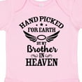 thumbnail image 4 of Inktastic Handpicked for Earth by My Brother in Heaven Angel Wings Boys or Girls Baby Bodysuit, 4 of 5