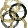 thumbnail image 2 of Tava Studios 12x12 White Modern Wood Framed Museum Art Print Titled - Ring I, 2 of 4
