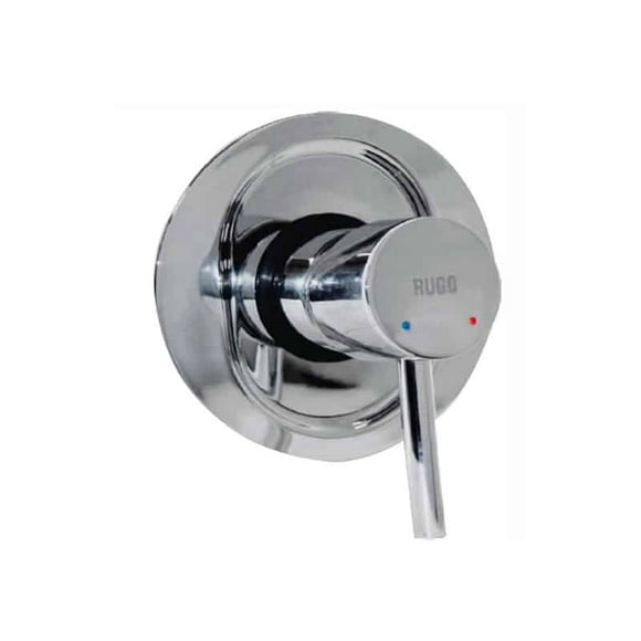 Mezcladora Rugo para Regadera de Empotrar Acabado Cromo Modelo 37-MPL