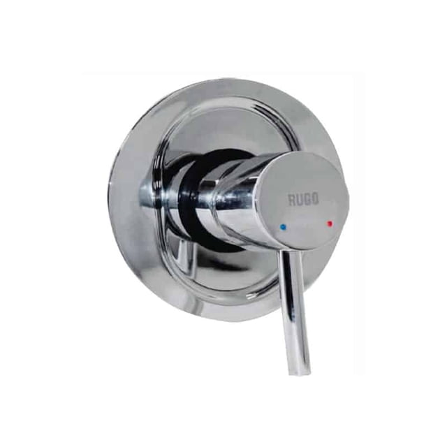 Mezcladora Rugo para Regadera de Empotrar Acabado Cromo Modelo 37-MPL