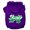 Purple, variant on Lucky Swoosh Screen Print Pet Hoodies