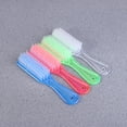 thumbnail image 3 of EeaseMX 4pcs Cepillo de limpieza de plástico Suave para lavar el cabello Cepillo de zapatos Ropa de lavandería (Color aleatorio), 3 of 7