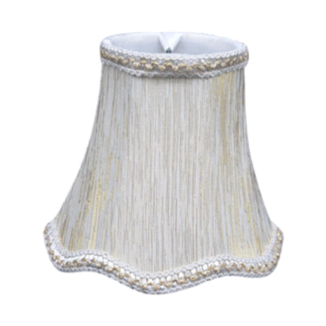 koolsoo Cloth Chandelier Lamp Shade Elegant Accessory Simple Assembly Clip on B