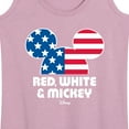 thumbnail image 3 of Disney - Americana - Red White And Mickey - Women's Racerback Tank Top, 3 of 5