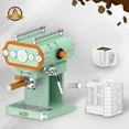 thumbnail image 3 of Building Block Set Micro Mini Blocks Coffee Machine Building Set With Creative Toys 928 Piece Mini Bricks Toy Holiday Christmas Birthday Gifts For Adults Kids，Two-position coffee machine, 3 of 6