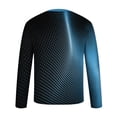thumbnail image 4 of Golf Pullovers for Men Pullover Clearance Casual Round Neck Long Sleeve Pullover Stripe Print Tops, 4 of 5