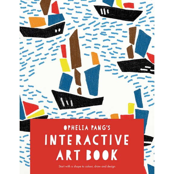 Pre-Owned Colouring Books: Ophelia Pang's Interactive Art Book : Start With A Shape To Colour, Draw And Design (Paperback)