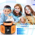 thumbnail image 3 of KingFurt Indoor Ultrasonic Insect & Pest Repellent，Mouse Repellent with 360° Coverage, LED Strobe Lights, Safe for Home and Pets-Black+Orange, 3 of 10