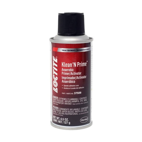 Loctite Klean 'N Prime 494147 Anaerobic Activator Aerosol Can, 4.5 oz