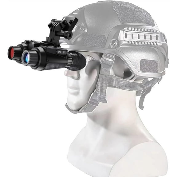 Aorsher 4K HD Night Vision Goggles Military Tactical, 8X Digital Zoomx Night Vision Binoculars for Adults, Head Mounted Infrared NVG with 32GB Memory Card for Hunting Camping Outdoor