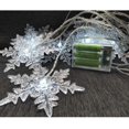 thumbnail image 2 of Snowflakes LED Curtain Lights Color Changing Snowflakes Fairy Lights, LED Snowflake Lights for Home, Church, Wedding, Birthday COLD-BATTERY, 2 of 6