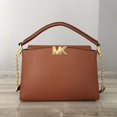 thumbnail image 1 of MK 2116 Karlie Satchel Logo Bolso De Hombro Mujer Crossbody Sling 2 Tamaños, 1 of 4