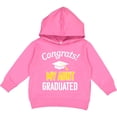 thumbnail image 2 of Inktastic Congrats My Aunt Graduated with Cap Toddler Hoodie, 2 of 4