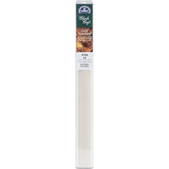 Charles Craft Gold Standard Aida 14 Count 15"X18" Box Natural