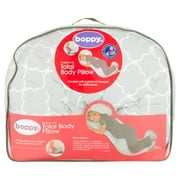 Boppy Custom Fit 3 Piece Total Body Pregnancy Pillow, Grey