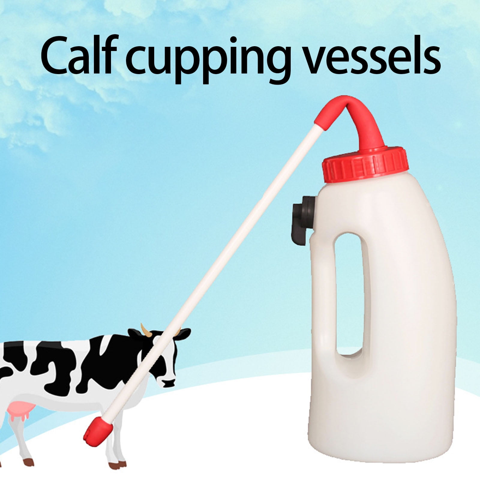 Thickened Handle Calfs Milk Dispenser Reusable Plastic Farm Feeders Farm Calfs Care Essential