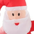 thumbnail image 3 of Christmas Inflatable Santa Claus Waterproof Ripstop Inflatable Santa Claus Decoration with LED Lights Welcome Inflatable Christmas Ornament[US regulations 110-240V], 3 of 9