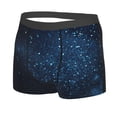 thumbnail image 2 of Naloa Blue Glitter Retro Print Mens Underwear - Boxers for Men, Classic Briefs for Men, 2 of 9
