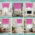 thumbnail image 6 of Tie Up Curtains for Windows Pink Ombre Valance Adjustable Balloon Curtain Gradient Gradual Color Tie Up Shades for Kitchen Living Room Bedroom Privacy Curtain Drape 34x45 Inch, 6 of 9