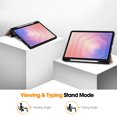 thumbnail image 3 of DWaybox Case for Samsung Galaxy Tab S11 SM-X730/SM-X736B 2025 Model 11", Shockproof Protective Cover with Adjustable Kickstand & Pen Slot, Folio Smart Case with Auto Wake/Sleep -Rose Gold, 3 of 4
