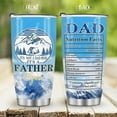 thumbnail image 2 of Mug Tumbler Gifts for Dad - Snowy Mountain Cup Presents for Father Daddy Papa Husband Fathers Day Birthday Christmas Gift from Daughter Son Wife Best Dad Coffee Mug 20oz Stainless Steel, 2 of 6