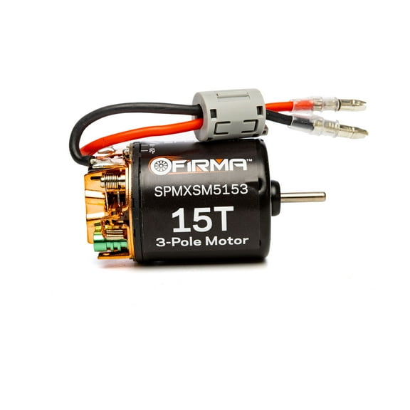 Spektrum Accessories FIRMA 15T Rebuildable 3 Pole Brushed Motor SPMXSM5153 Electric Motors & Accessories