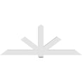 thumbnail image 4 of 96"W x 36"H x 4"D x 6"F, 9/12 Pitch, Kennewick Architectural Grade PVC Gable Bracket, 4 of 8