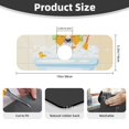 thumbnail image 2 of Sikiie Corgi In The Shower Cap Bathing Splash Guard for Sink Faucet-1 PC Super Absorbent Fast Drying Mat Sink Gadgets-Splash Guard for Kitchen, Sink Mat, 2 of 7