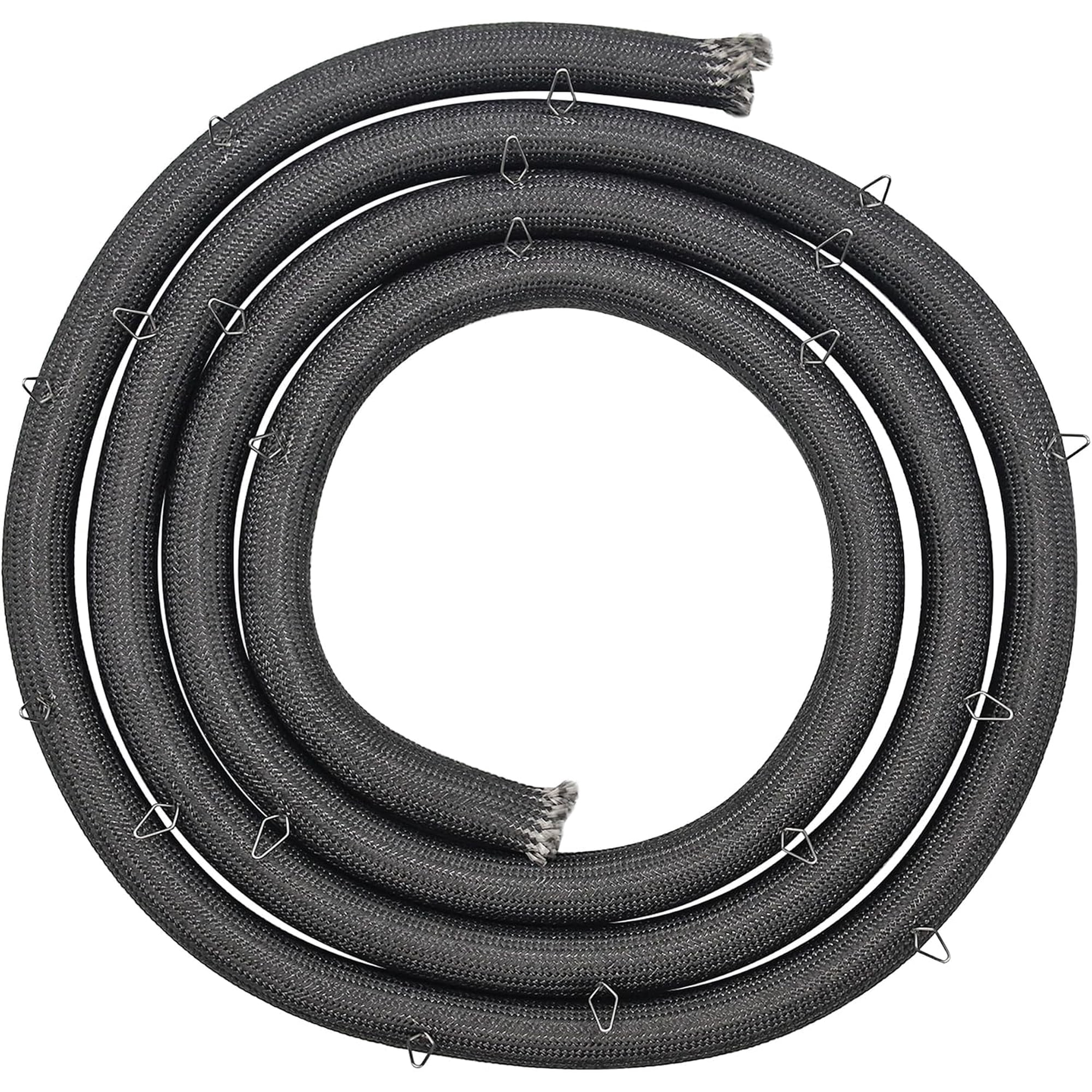 Upgraded Whole Parts Range Oven Door Seal Gasket Part# W11542153 | Compatible with Select Amana, Crosley, Kenmore, Magic Chef, Maytag, Roper, and Whirlpool Ovens - Includes 20 Mounting Clips