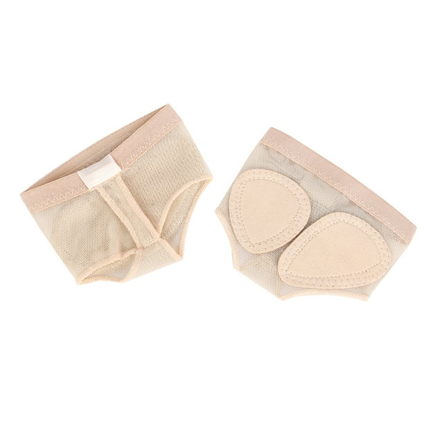 Pad Shoes Fitness Half Lyrical Shoes Malla Microfibra 1 Par Pie Tanga Toe Paw Pad Ballet Dan Antepié Medio Zapatos De Protección S