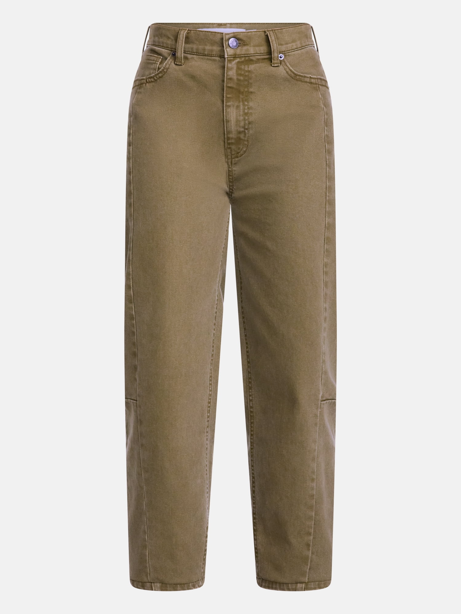 Scenario Women's and Women's Plus High Rise Barrel Jeans, 26", 28" Inseam, Sizes 0-28W