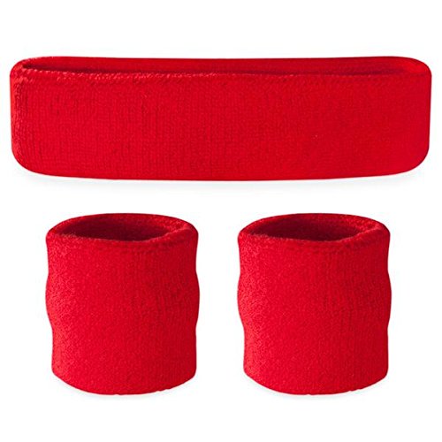 Suddora Headband & Wristbands Set (Includes 1 Head Band and 2 Wrist