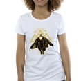 thumbnail image 3 of DC Comics T-Shirt en Coton Noir Adam Rising Symboles Dorés pour Femmes, 3 of 4