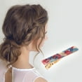 thumbnail image 2 of Unique Bargains Fashion Duckbill Hairpin Hairdo Clip 1 Pc Rose Red Beige, 2 of 5