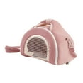 thumbnail image 4 of balikha Hamster Carrier Bag Portable Habitat with Mesh Window Small Animals Carrying Case for Small Pet Rat Hedgehog Bunny Chinchilla Pink, 4 of 9