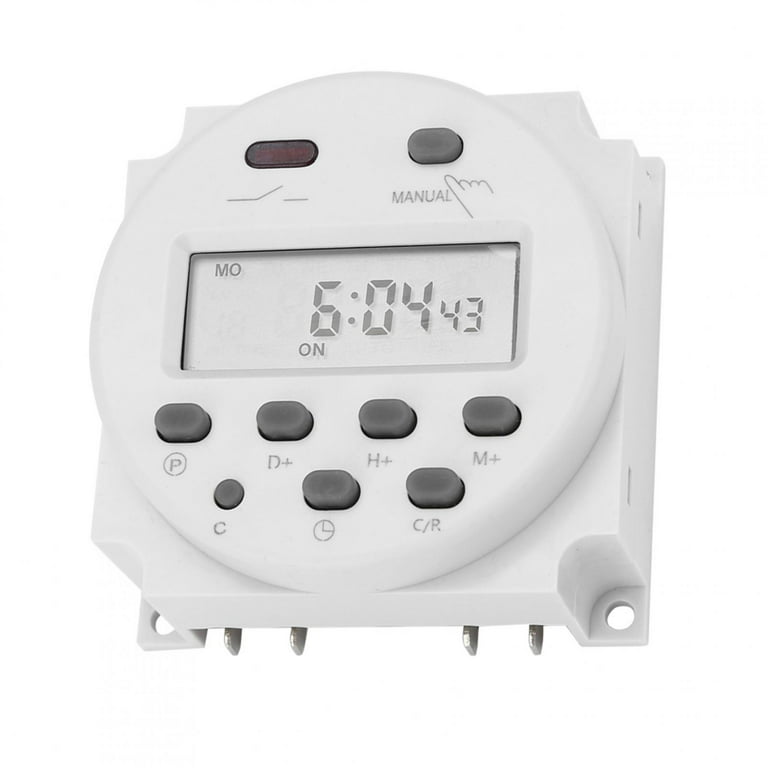 DOACT CN101A DC 12V Mini LCD Digital Microcomputer Control Power Timer  Switch, Control Power Timer Switch, Time switch Relay 