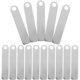 thumbnail image 1 of 20pcs etiquetas de estampado en blanco de acero inoxidable etiquetas de nombre de metal anillos de llave para hacer bricolaje, 1 of 6