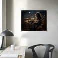 thumbnail image 3 of Nawypu  Canvas Wall Art Decor Meteor Night Sky View Artwork Canvas Prints for Living Room Bedroom Kitchen Office Stretched &amp; Framed Ready to Hang, 3 of 4