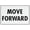Warning Sign 1, variant on Move Forward Sign Sign, 8"x12" Grade Reflective Sheeting Rust Free Aluminum, Weather Resistant, Waterproof, Easy To Mount