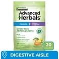 thumbnail image 4 of (2 pack) Advanced Herbals by Dramamine, Nausea + Stress Support Lozenges with Ginger & Ashwagandha, 20 Ct, 4 of 16