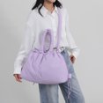 thumbnail image 4 of Bolso Bandolera Puffer Tote Bag para Mujer Correa Ajustable Nylon Sólido Puffy Monedero, 4 of 9