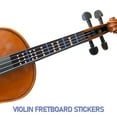 thumbnail image 3 of Phenofice 10Pcs Black Violin Fingerboard Note Stickers Easy Apply for Accurate Intonation 44 Violin, 3 of 7