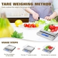 thumbnail image 3 of Food Digital Scale, Kitchen Scale Digital with Peeling Weight Grams and Oz, 3 of 5