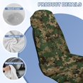 thumbnail image 7 of Kuiaobaty Camo Print Car Seat Towels for Front Seats Sweat Absorption Towel Bucket Seat Covers for SUV Truck Sedan Quick-Dry Sweat Towel for Gym Workout, Running, Swimming, Beach and Hiking, 7 of 7