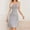 Gray, variant on Blmnix Nightgowns for Women Cotton Nightgowns Sexy Nightgown Chemises Nightgown Crew Neck Gray Sleeveless Knee Length Cute Nightgowns for Women,S
