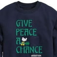 thumbnail image 3 of Woodstock - Give Peace A Chance - Toddler & Youth Crewneck Fleece Sweatshirt, 3 of 5