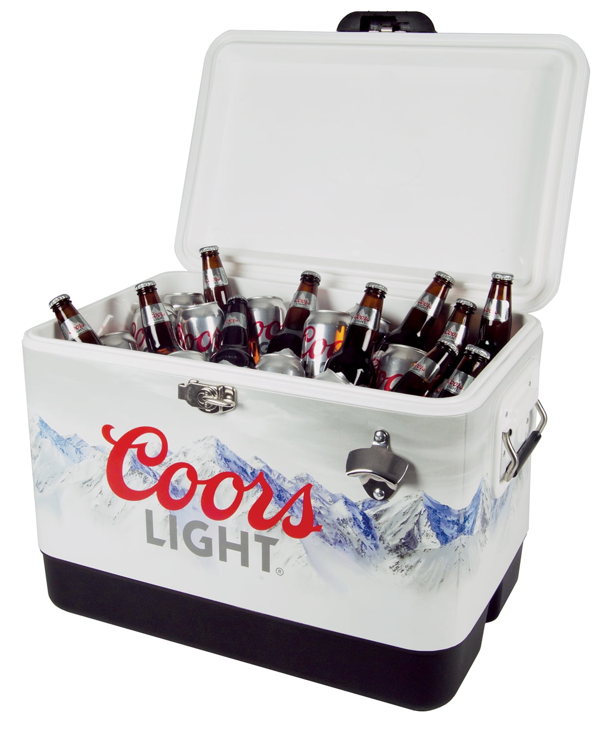 coors light cooler on wheels