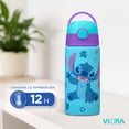thumbnail image 4 of Magma Life Termo Infantil SipperKid Disney Stitch 500 ml Acero Inoxidable Popote Flexible Antiderrames Asa Integrada Doble Pared Ideal para Agua Jugos y Escuela, 4 of 8
