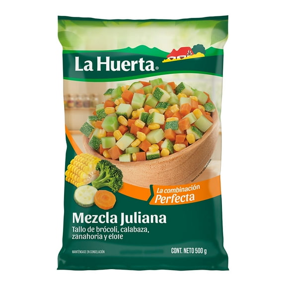 Mezcla juliana La Huerta   congelados 500 g